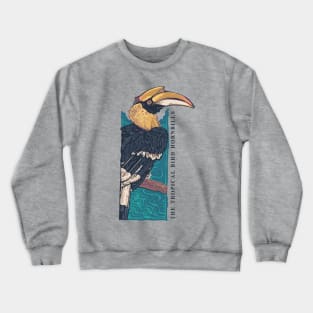 exotic tropical bird Crewneck Sweatshirt